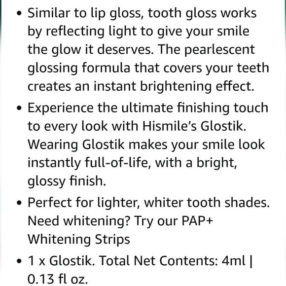 HiSmile Glostik Tooth Gloss - Picture 8 of 8